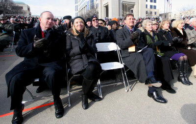 Video & story: Pence takes the oath as Indiana's 50th governor